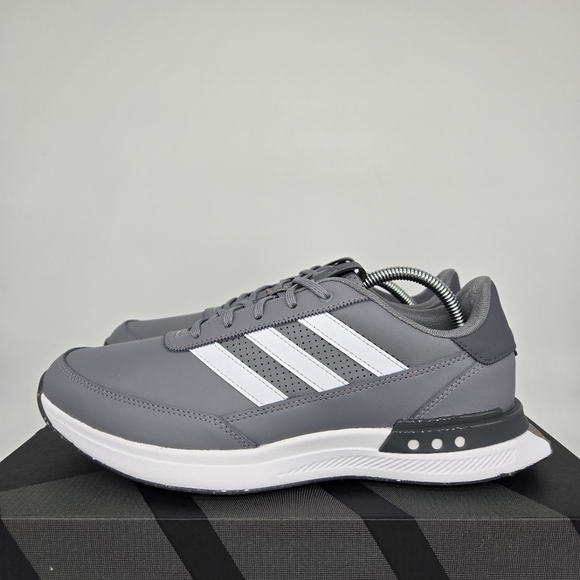 New adidas S2G 24 Leather Spikeless Golf Grey Cloud White Men's